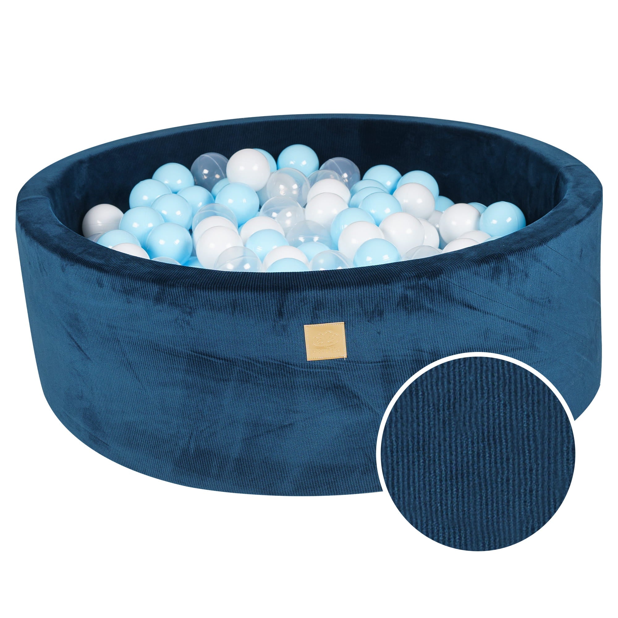 Suchý bazének - námořnická modrá | Kolekce Samet (Velvet) - manšestr