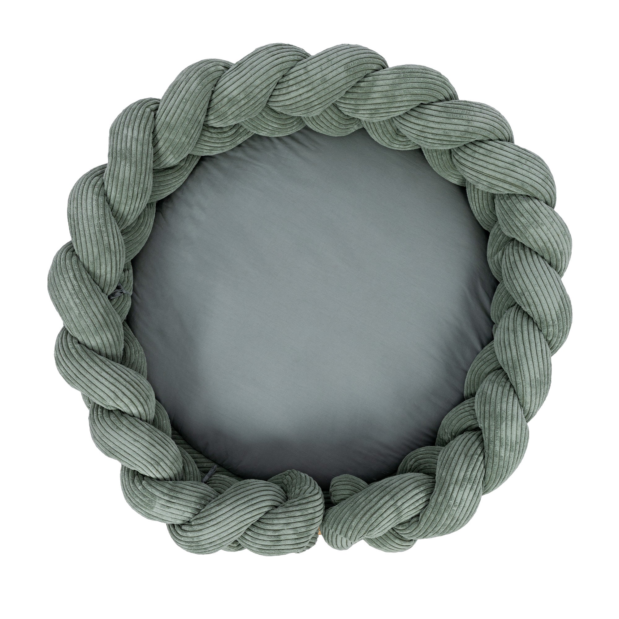 Aesthetic Baby Play Mat with Braided Bumper