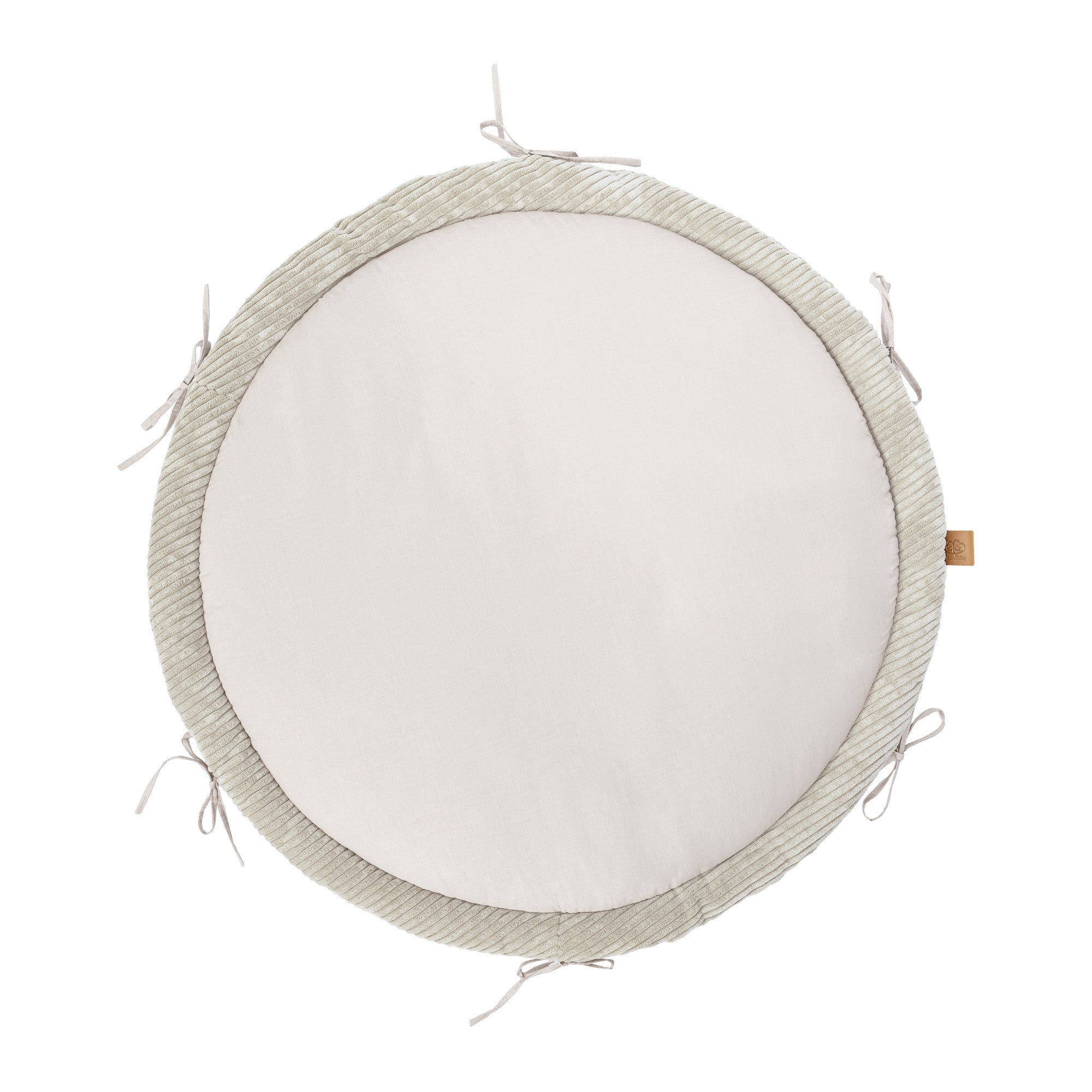 Aesthetic Baby Play Mat with Braided Bumper