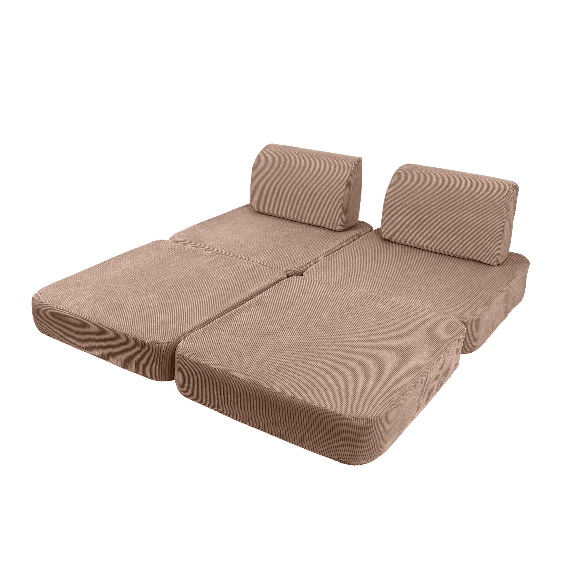 Dětská modulární pohovka 4-dílná | Kolekce Elegance (Slimcord)