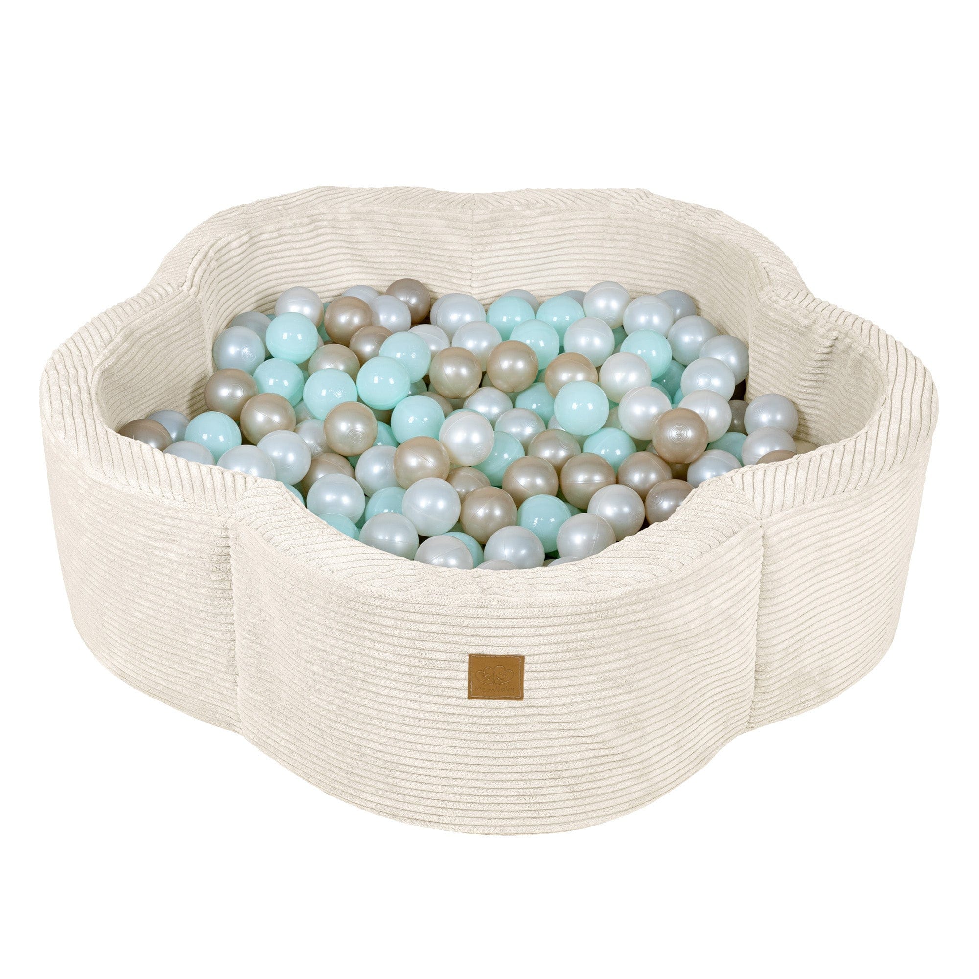 Meowbaby Aesthetic Vanilla Flower – Ball Pit for Children | Optional Balls