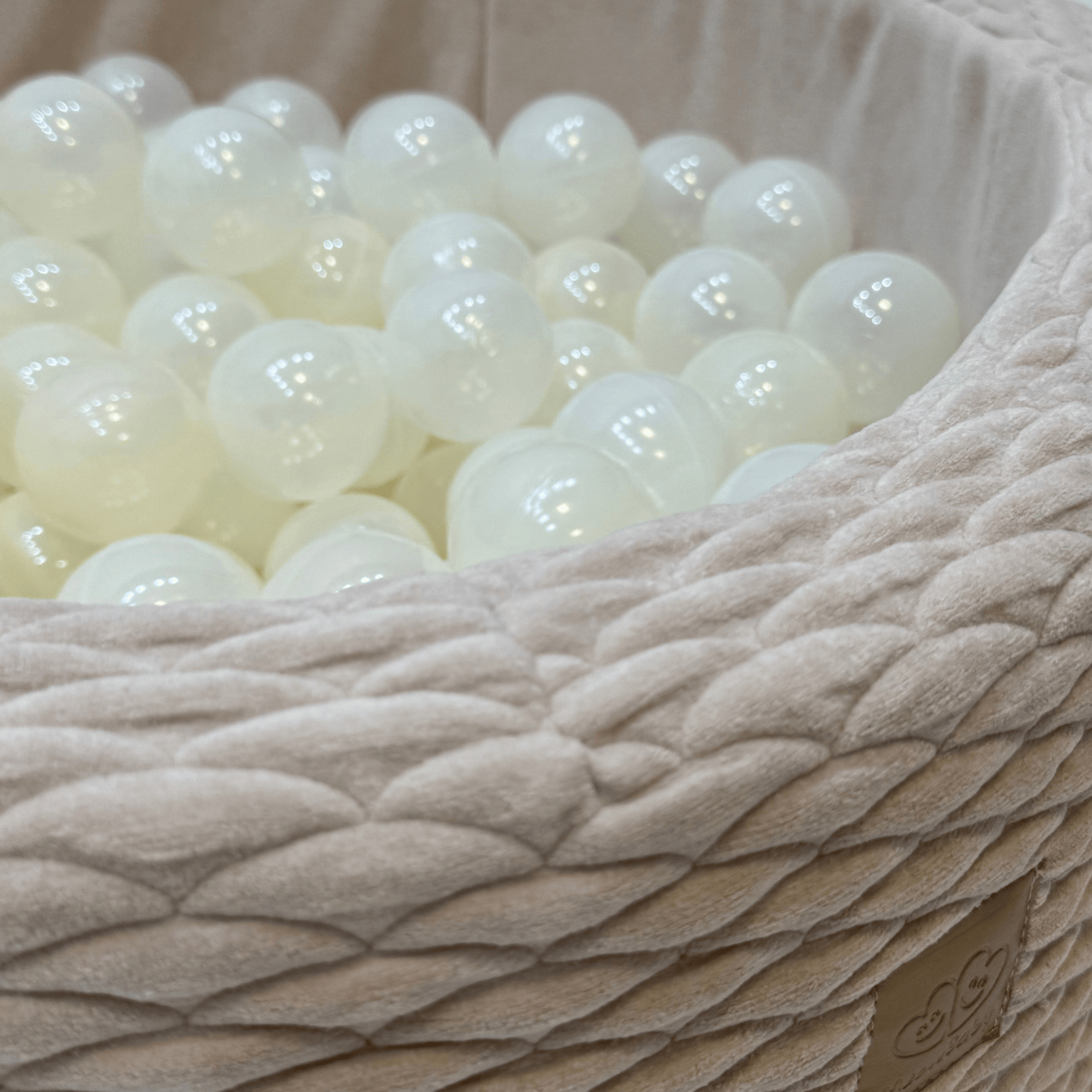 Meowbaby Ball Pit for Child | Balls to Choose | Ivory | Dune