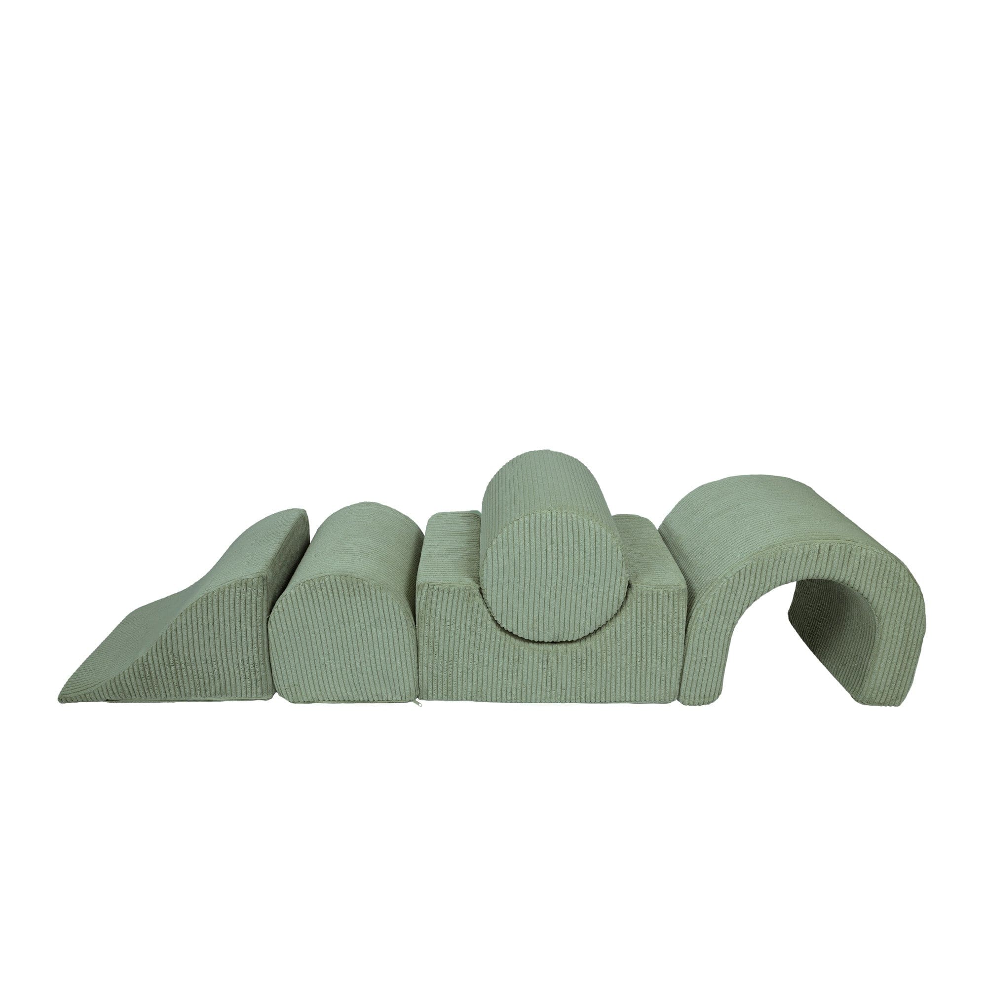 MeowBaby Aesthetic Kids Foam Climbing Blocks - Baby Soft Play Set | 5 Elements