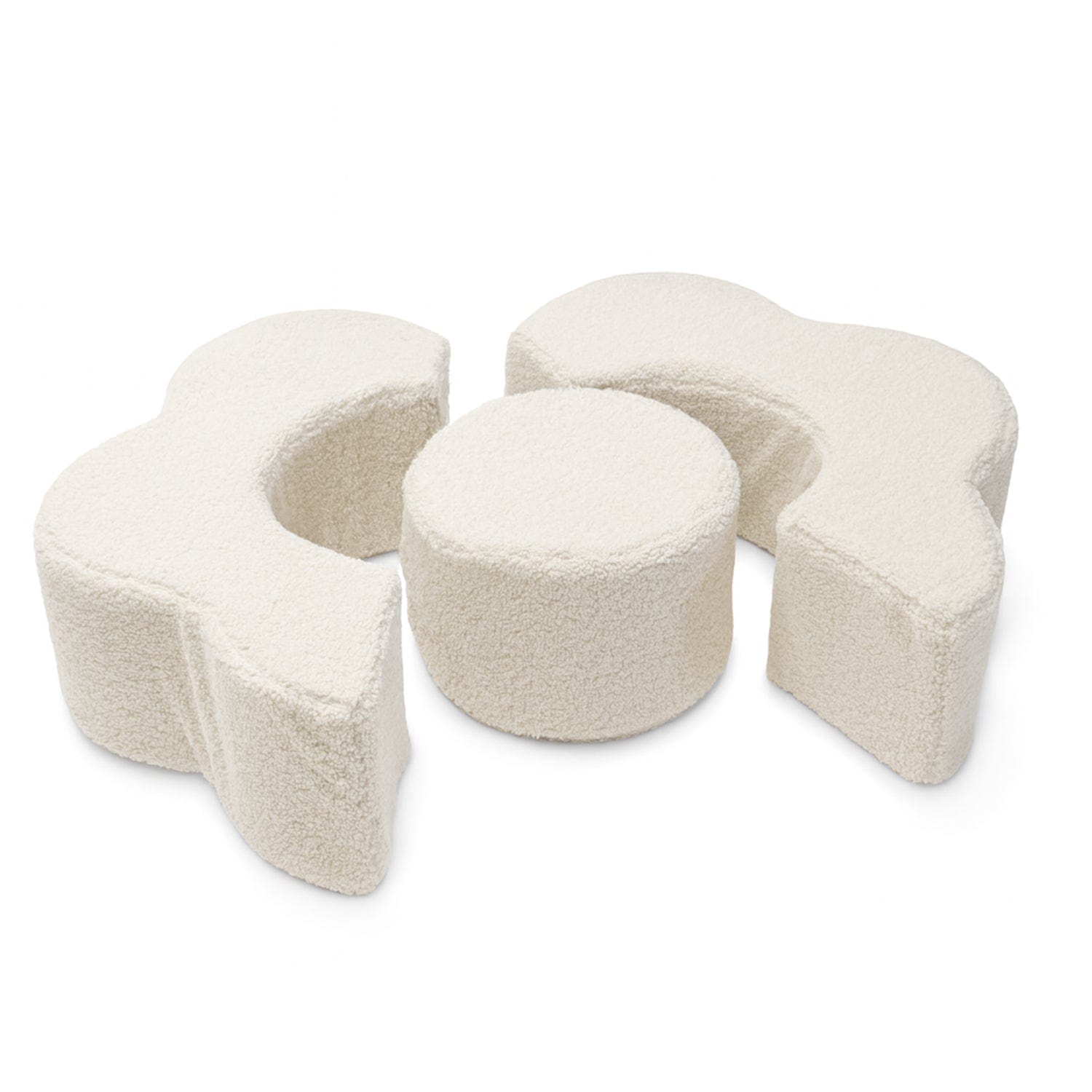 Meowbaby Foam Playground for Kids | Flower Shape Set | 3 Pieces | Bearly