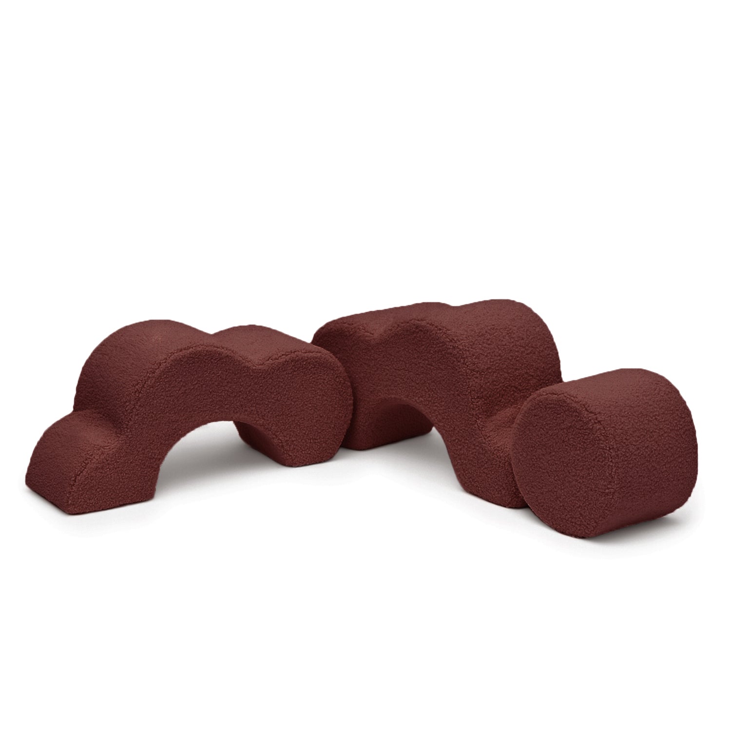 Meowbaby Foam Playground for Kids | Flower Shape Set | 3 Pieces | Bearly