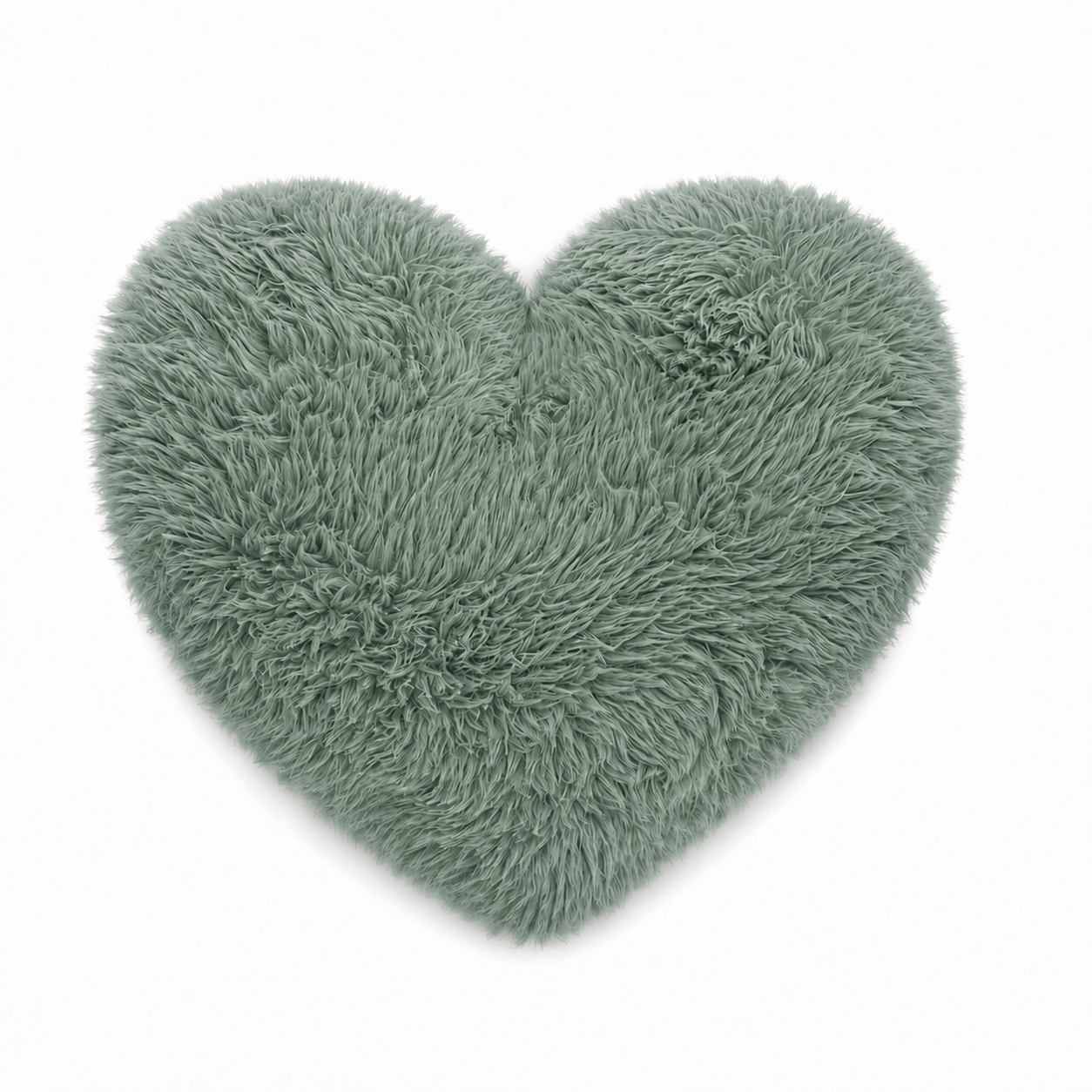 Meowbaby Furry Heart Decorative Pillow for Children – Soft and Stylish | Mammoth