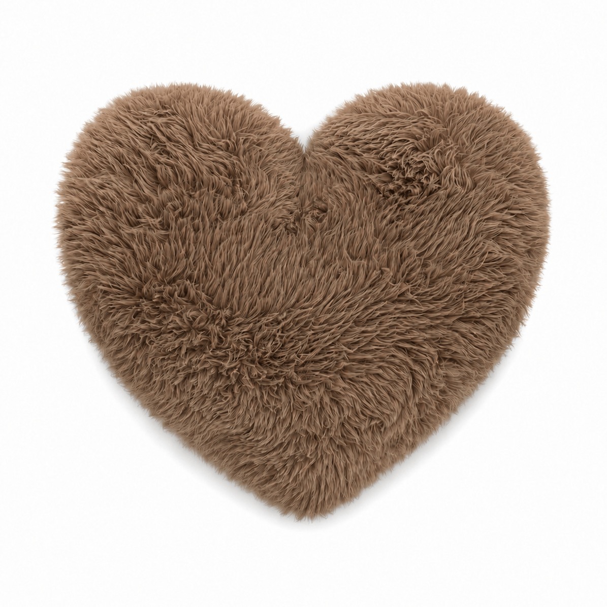 Meowbaby Furry Heart Decorative Pillow for Children – Soft and Stylish | Mammoth