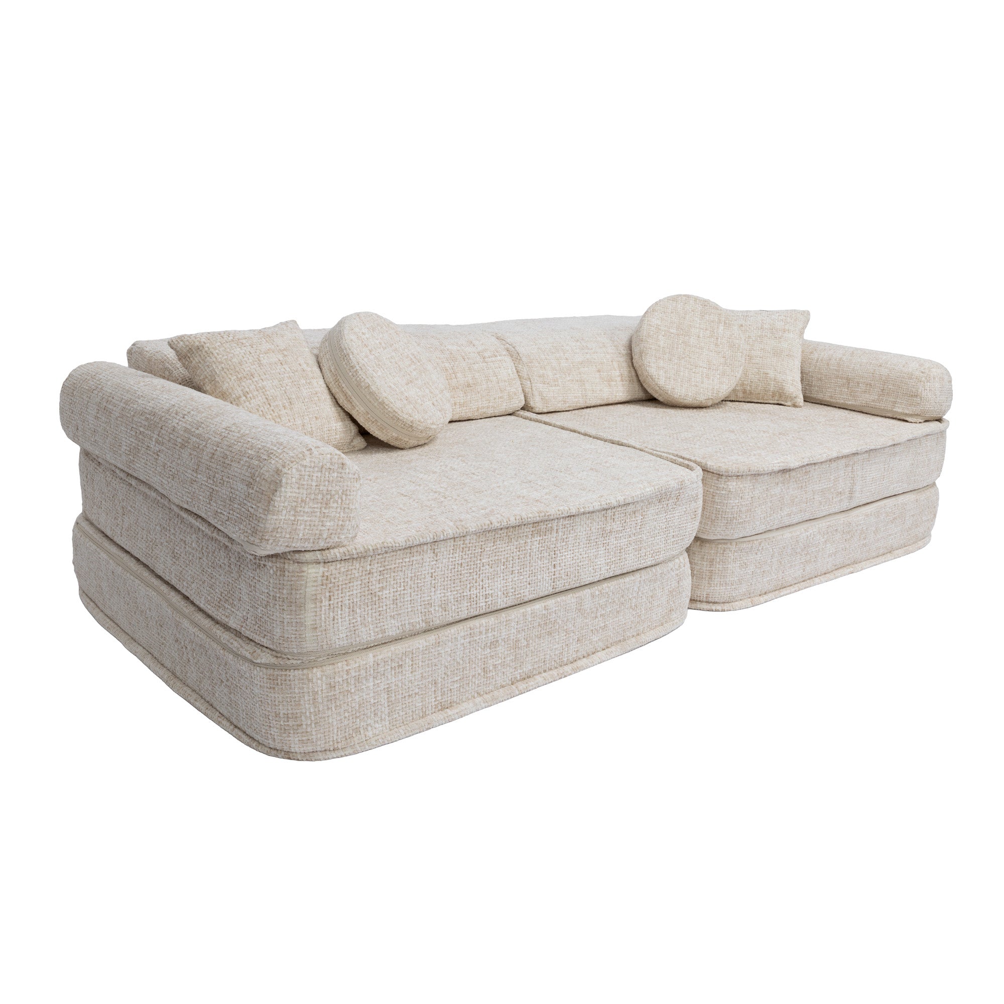 Meowbaby Tangle Kids Play Sofa - Modular Play Couch | 8 Pieces