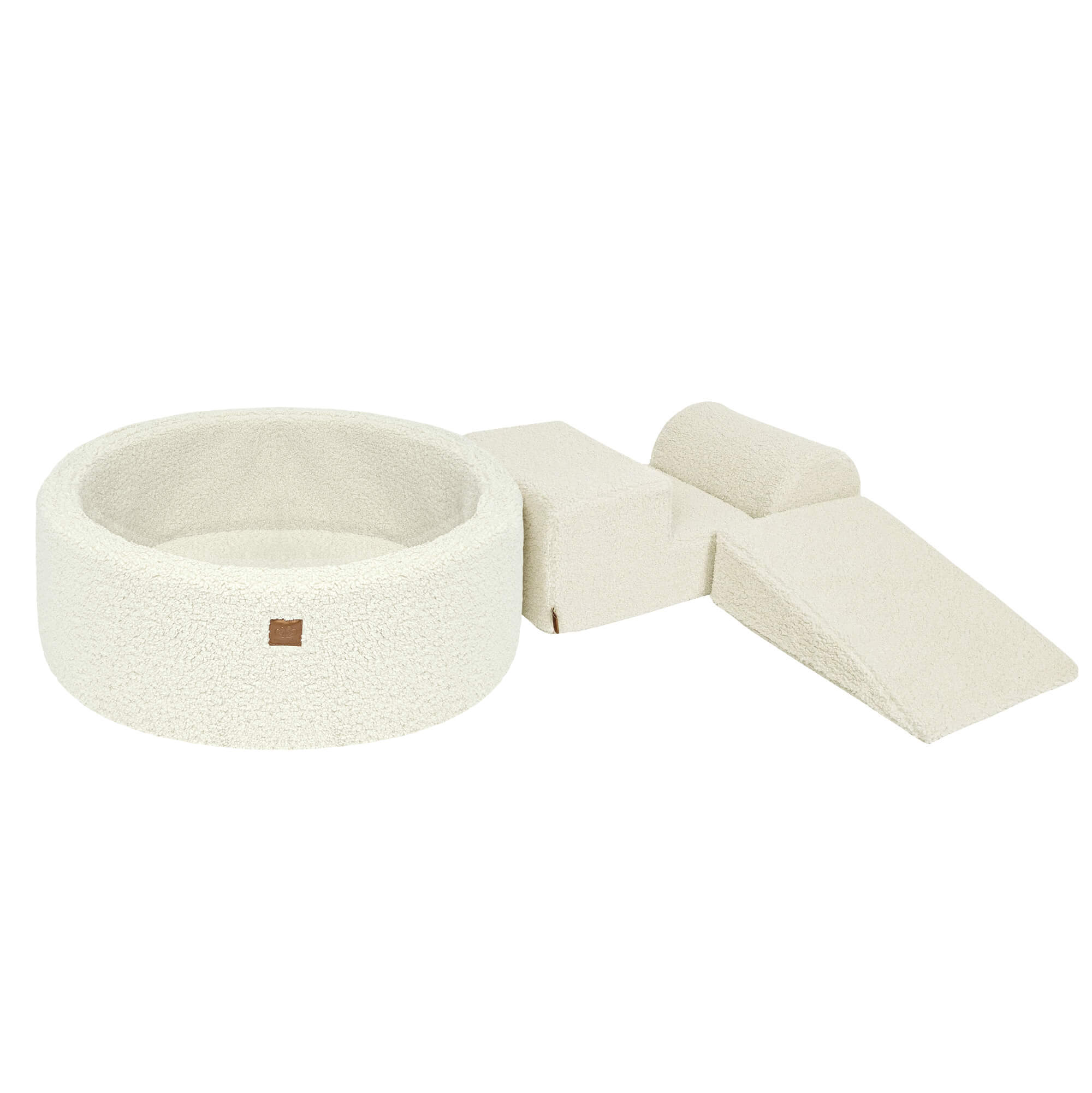 Meowbaby Bearly Foam Playground Cream 4 Elements Without Balls