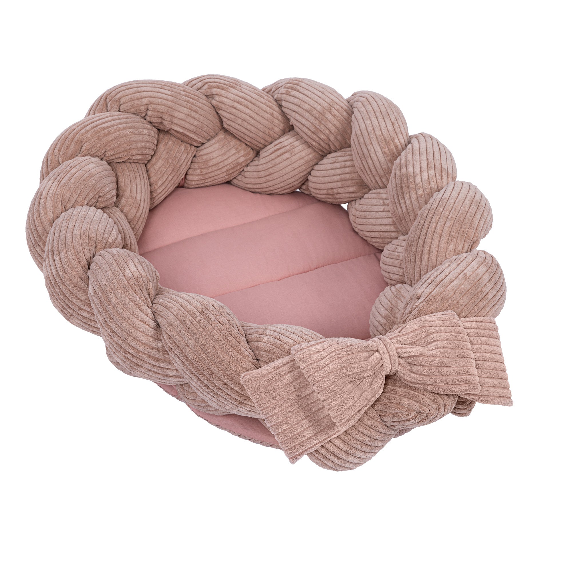 Aesthetic Baby Play Mat with Braided Bumper