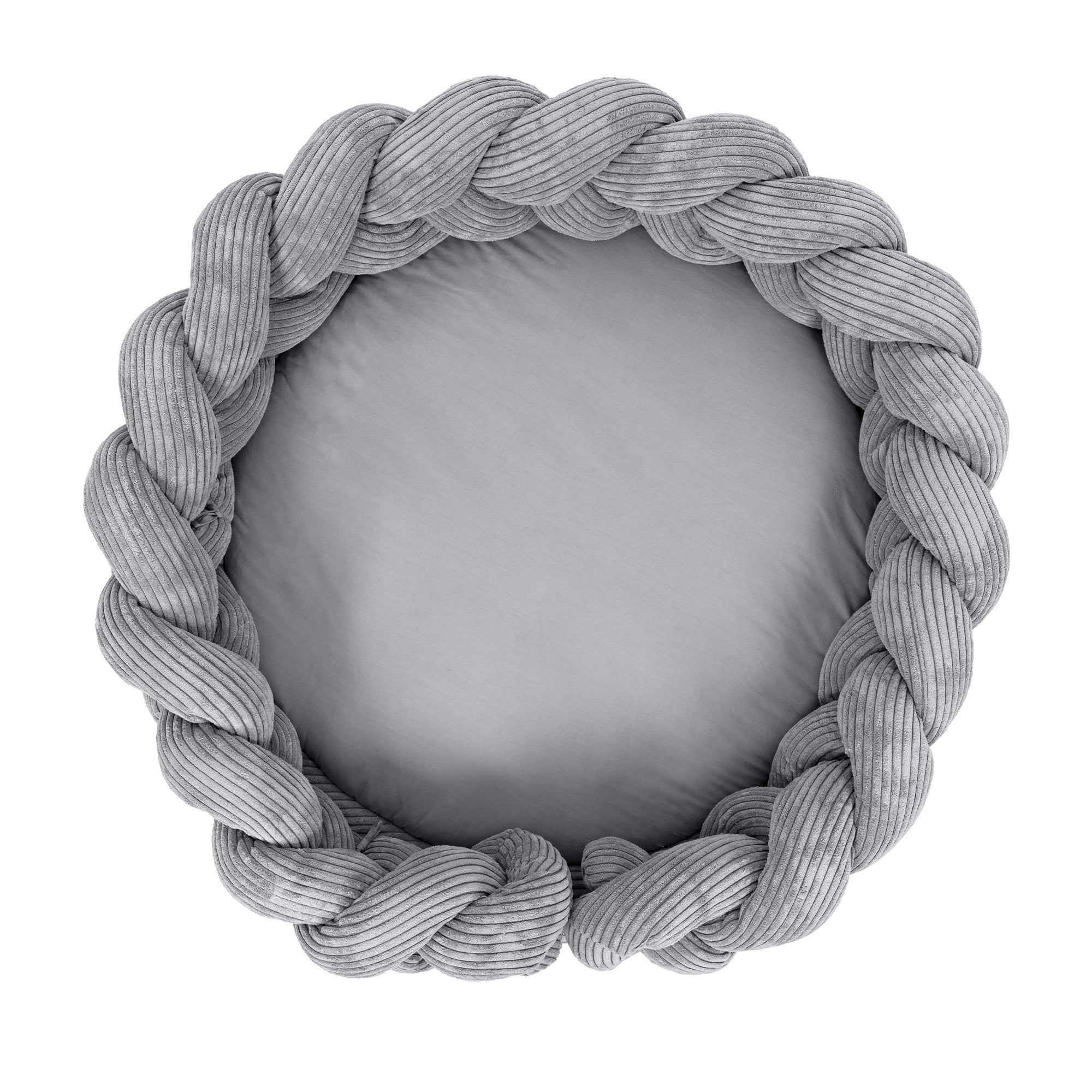 Aesthetic Baby Play Mat with Braided Bumper