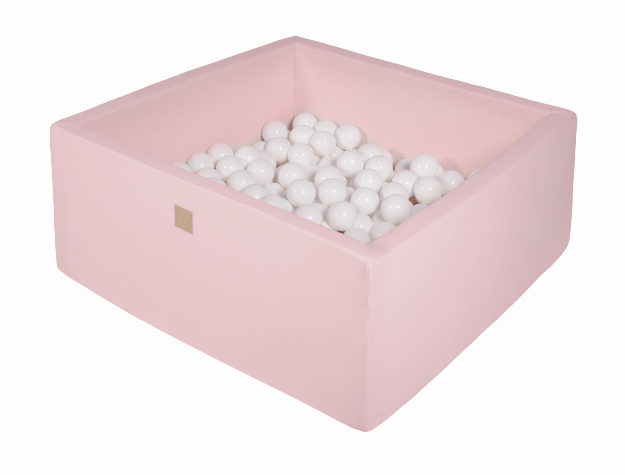 Suchý bazének čtvercový - světle růžová | Kolekce Bavlnka (Cotton)