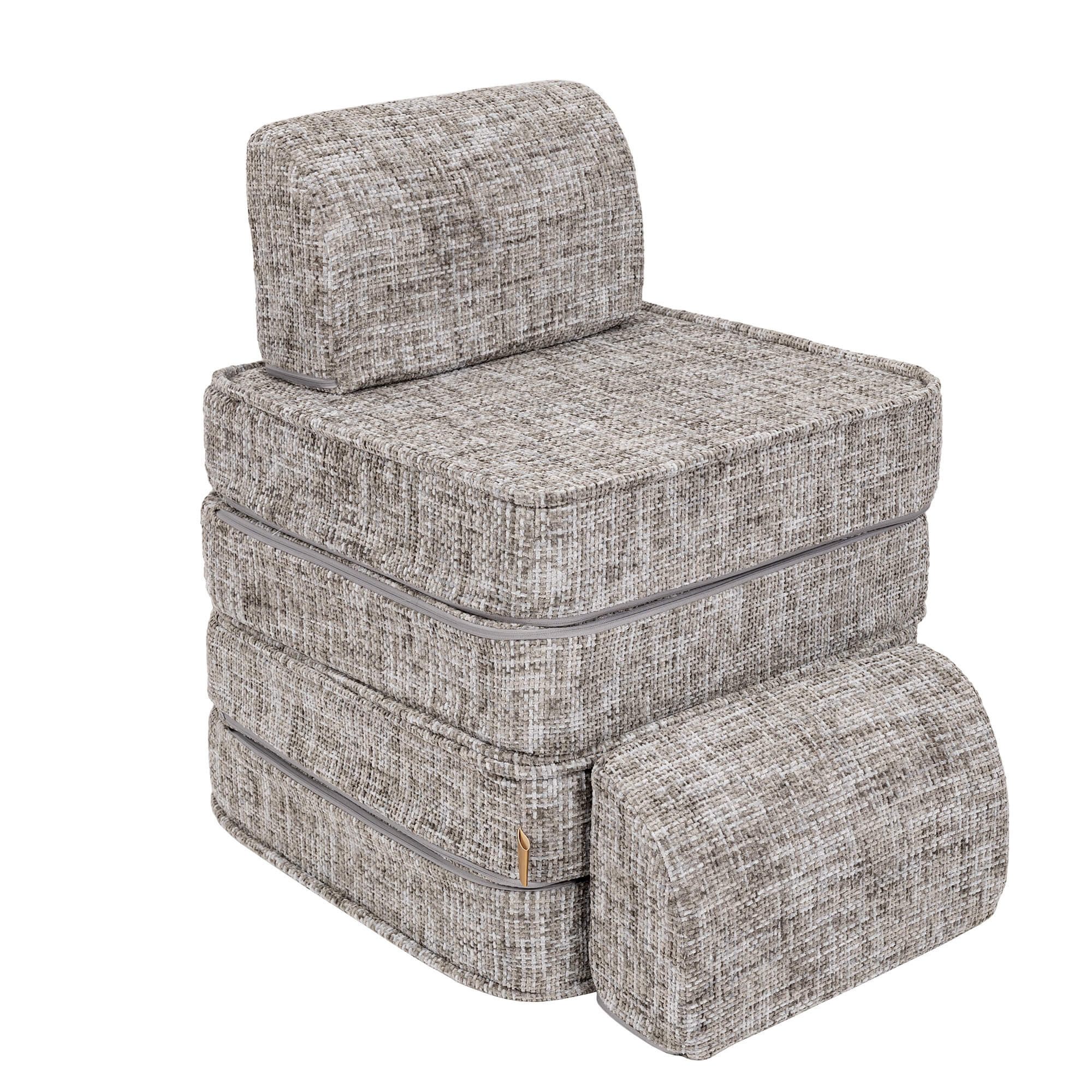 Meowbaby Tangle Pocket Sofa Basic Moon Grey