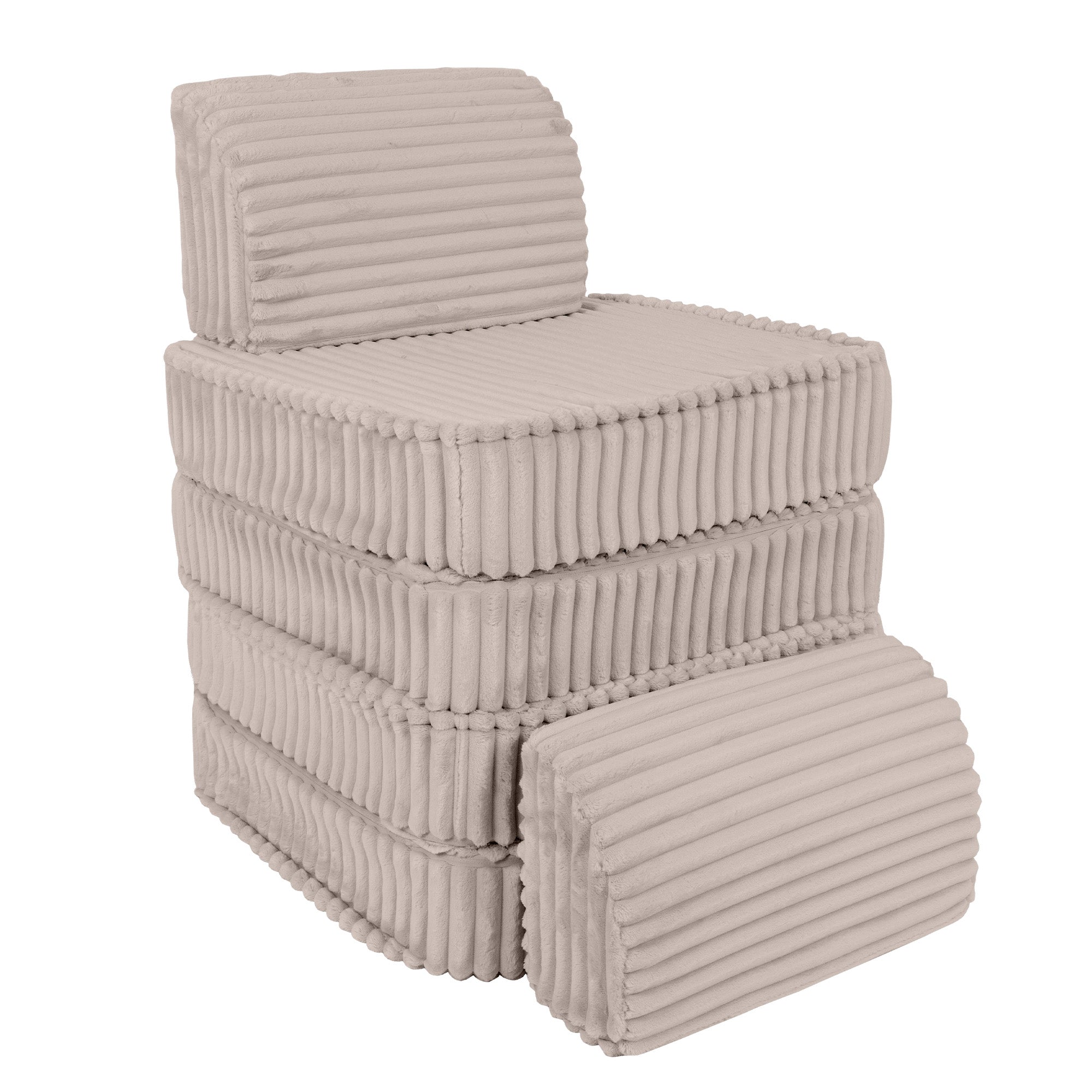 Meowbaby Churros Pocket Sofa Basic Pebble Beige