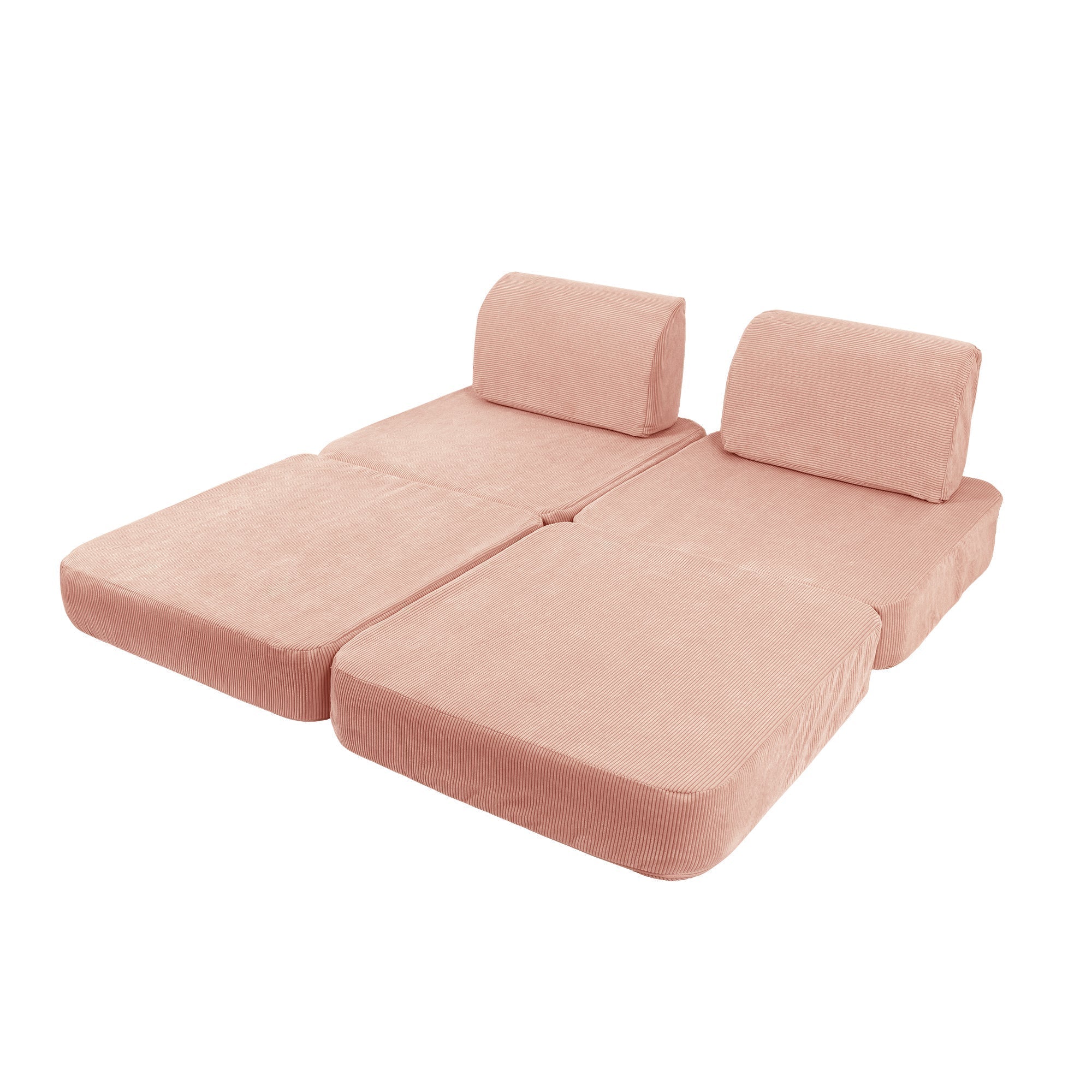 Dětská modulární pohovka 4-dílná | Kolekce Elegance (Slimcord)