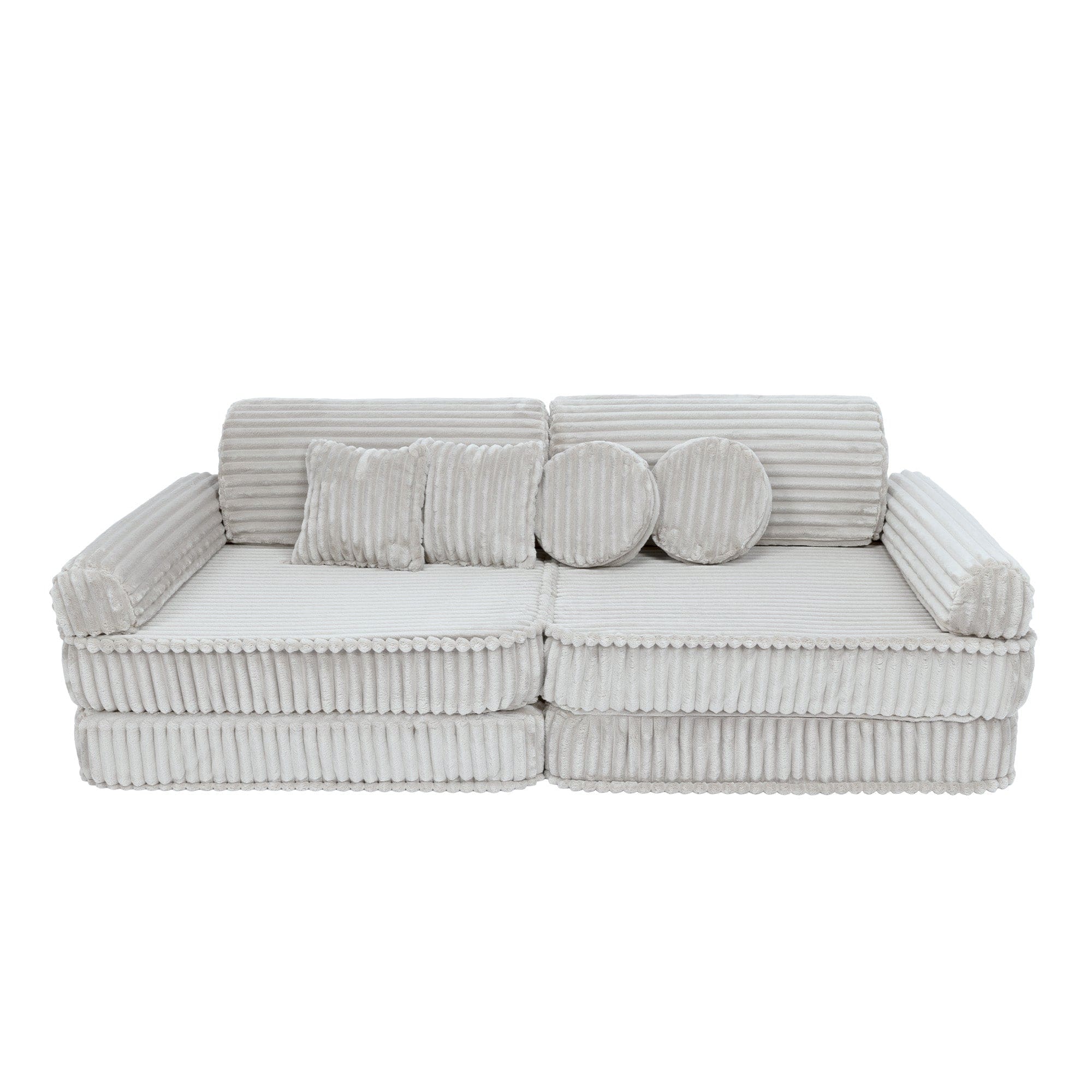 Meowbaby Kids Play Sofa - Modular Play Couch | 10 Pieces | Churros